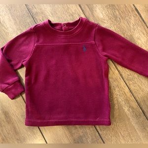 Polo by Ralph Lauren Long-Sleeve Thermal Shirt. Size: 12 months. Used- Like New.